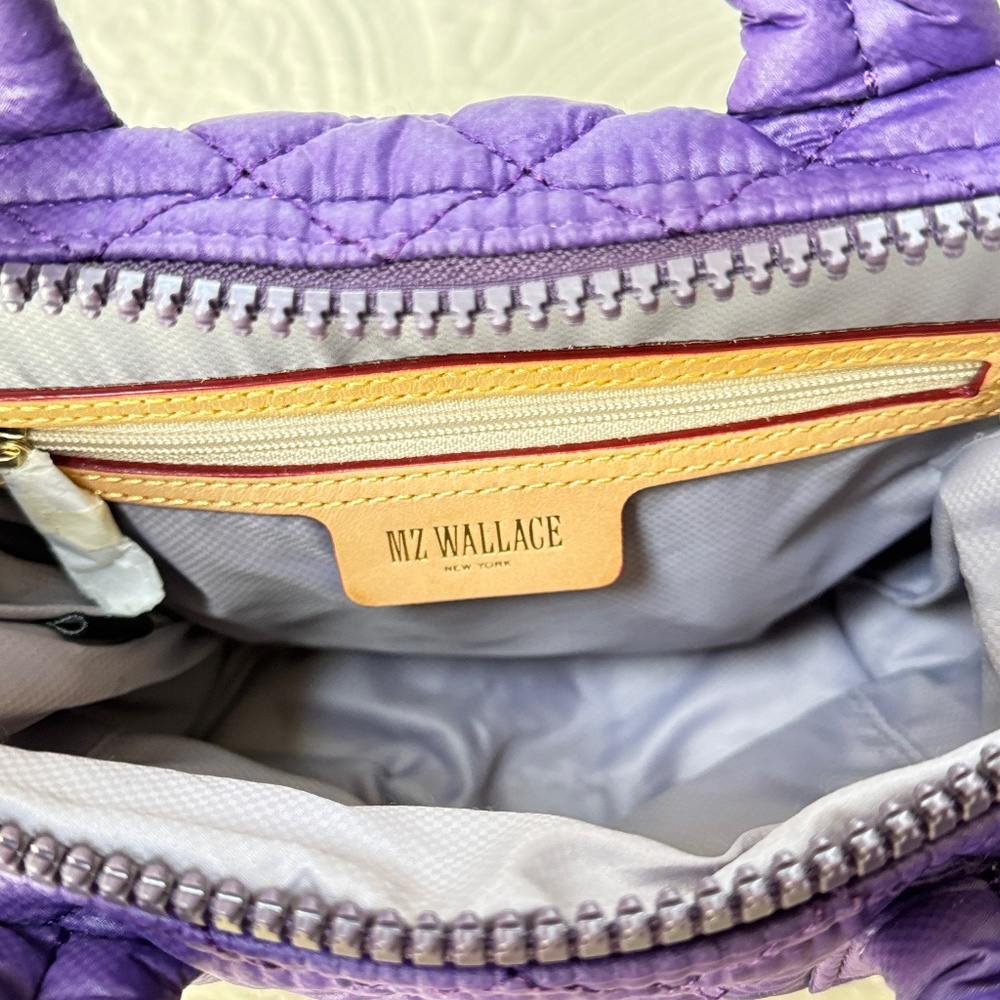 MZ Wallace Micro Sutton Purple Violet Bag Purse Small Petite w/Tag PRISTINE VHTF - Picture 12 of 12